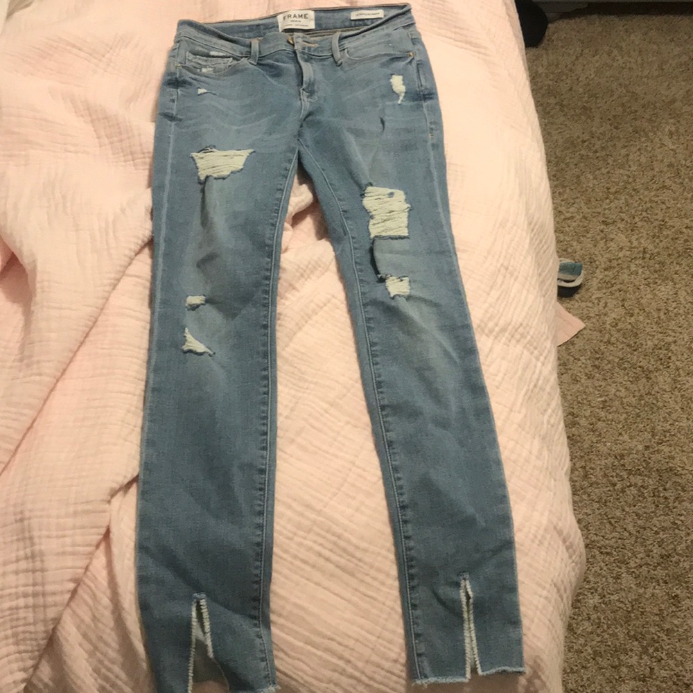 Frame le skinny de Jeanne size 25. Never worn
